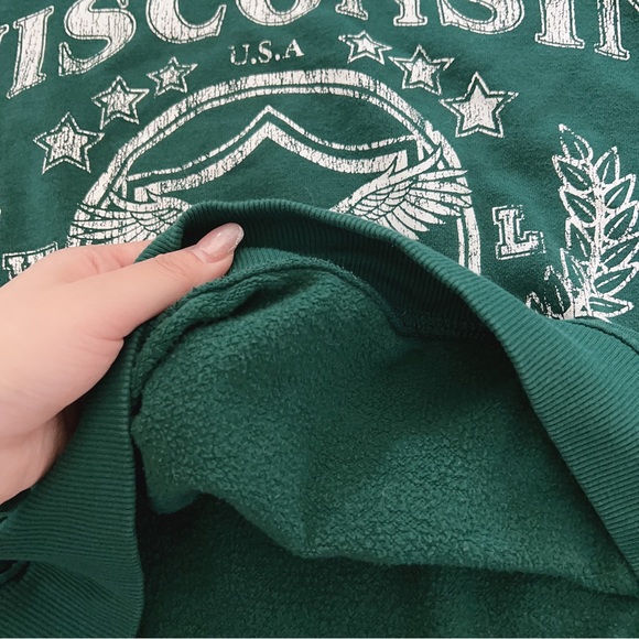 H&M green fleeced hoodie, super comfy. 95%new condition. - Picture 9 of 9